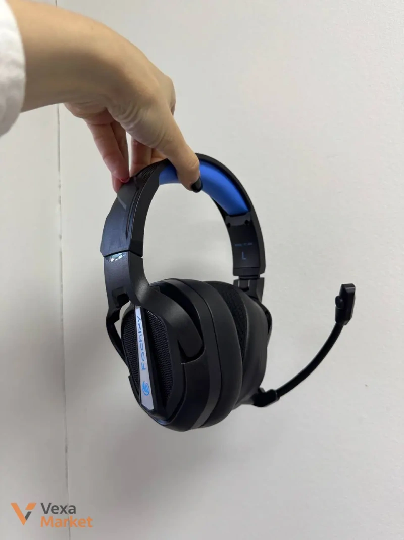 Беспроводные игровые наушники Fachixy FC-200 с подсветкой и микрофоном — фото 3