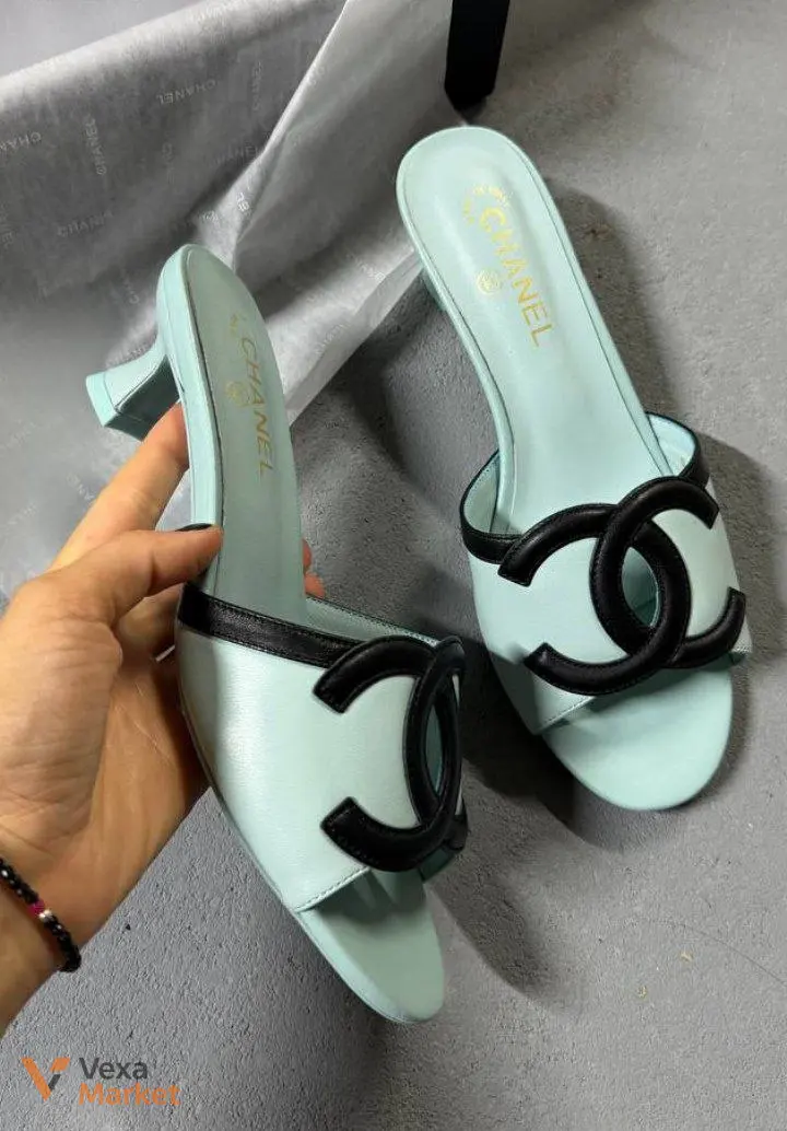 Босоніжки Chanel натуральна шкіра 5 см підбор — фото 3