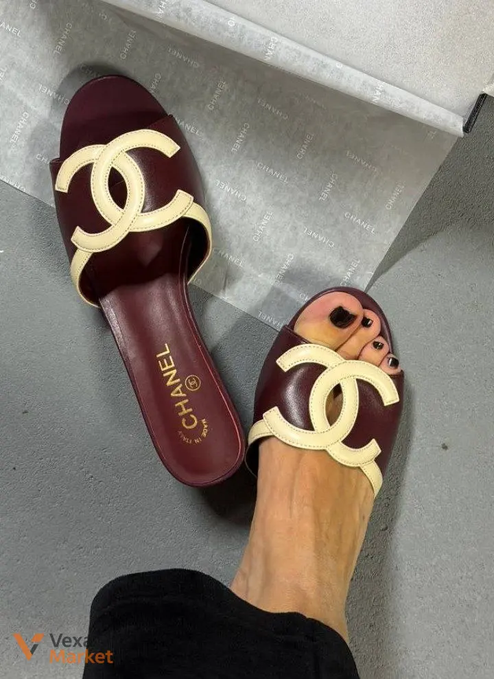 Босоніжки Chanel натуральна шкіра 5 см підбор — фото 4