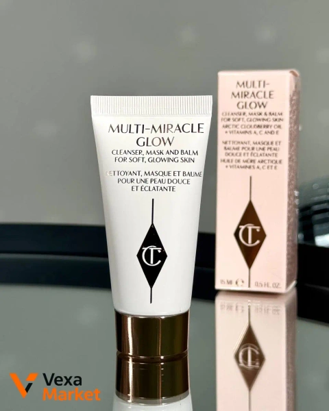 Charlotte Tilbury Multi-Miracle Glow Бальзам-маска для очищення та живлення шкіри обличчя 15 мл
