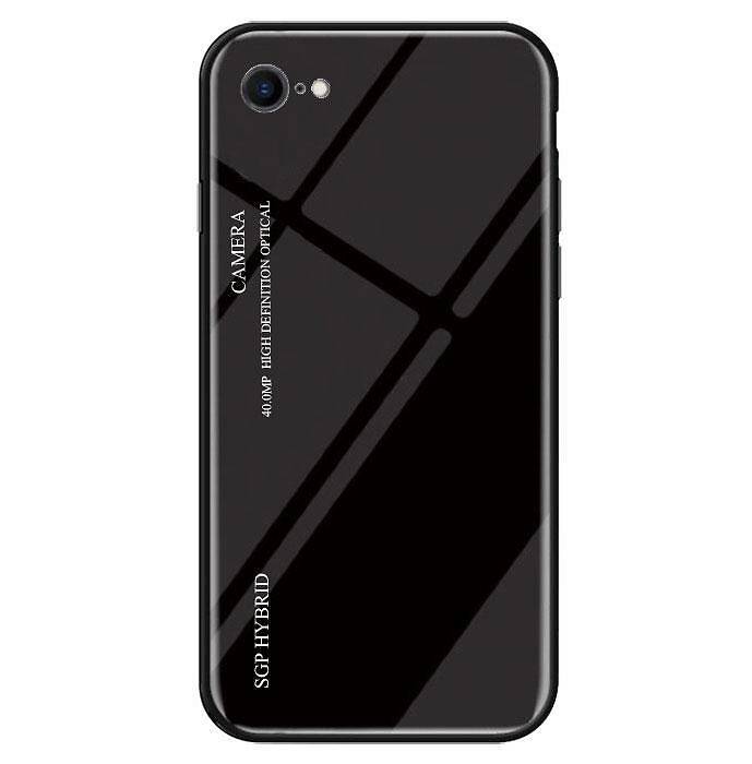 Чохол бампер Primo Gradient Glass для Apple iPhone 6 / 6s - Black — фото 2