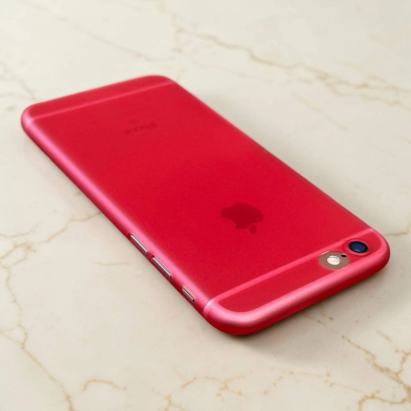 Чохол бампер Primo Gucoo для Apple iPhone 6/6S тонка накладка - Light Pink — фото 5