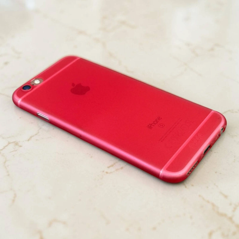 Чохол бампер Primo Gucoo для Apple iPhone 6/6S тонка накладка - Light Pink — фото 7