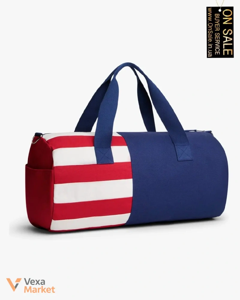 Чоловіча сумка Tommy Hilfiger Дафл полотно колор-блок — фото 3