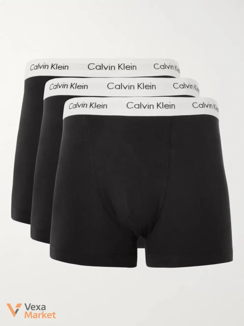 Чоловічі боксери Calvin Klein (3 шт) чорні, подовжені — фото 3