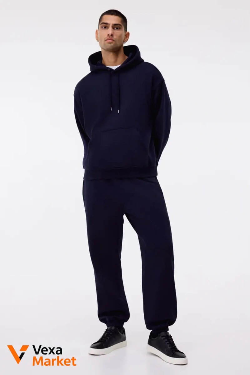Чоловічі джинси H&M прямі темно-сині та голубі — фото 3