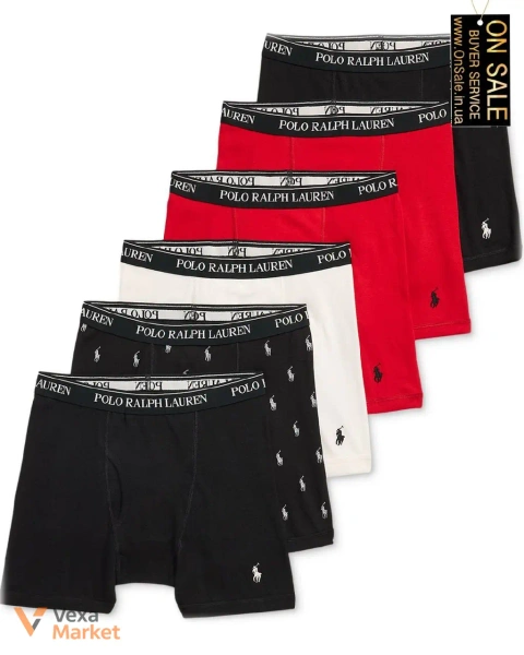 Чоловічі труси-боксери Polo Ralph Lauren набір з 6 шт.
