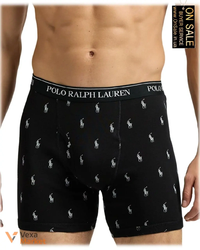 Чоловічі труси-боксери Polo Ralph Lauren набір з 6 шт. — фото 2
