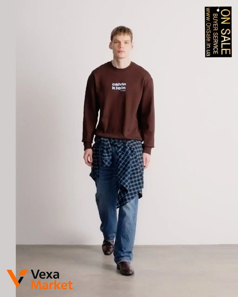 Чоловічий світшот Calvin Klein з графічним логотипом