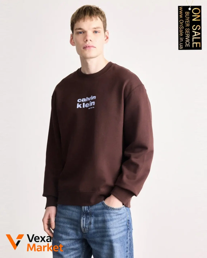 Чоловічий світшот Calvin Klein з графічним логотипом — фото 2