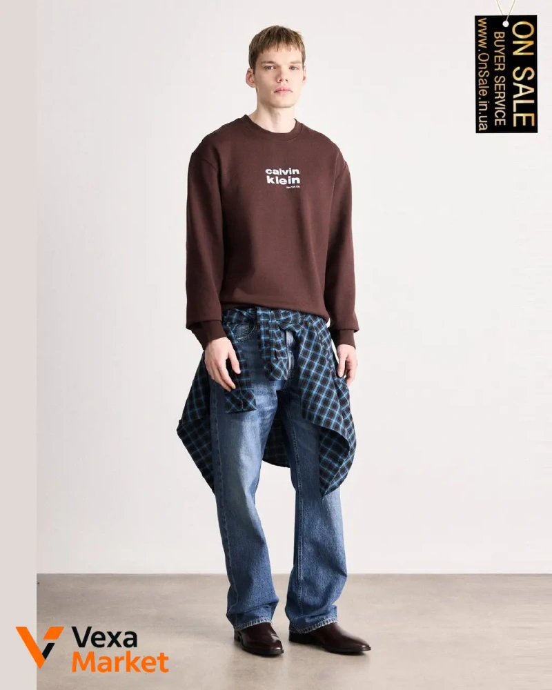 Чоловічий світшот Calvin Klein з графічним логотипом — фото 3