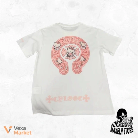 Chrome Hearts T-Shirt з принтом Hello Kitty