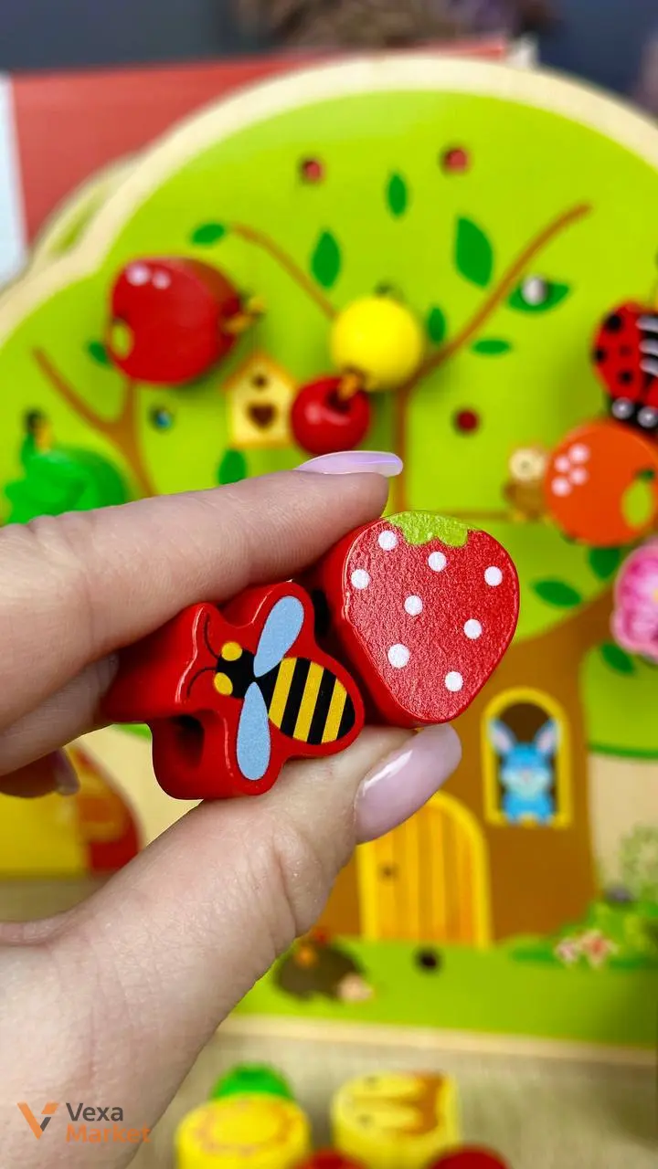 Деревянная развивающая игрушка "Сказочное дерево" для детей от "WToys" — фото 3