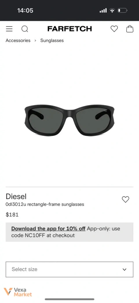 Diesel 0dl3012u солнцезащитные очки
