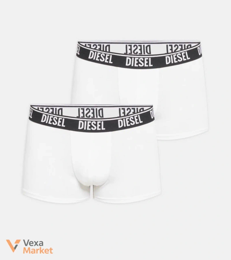 Diesel Комплект трусов мужских боксеры серые и черные S-XL — фото 3