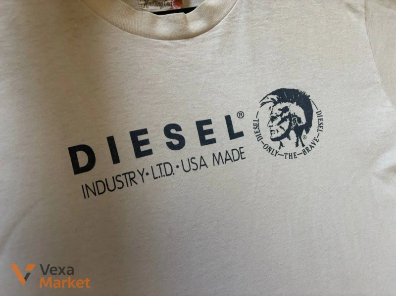 Diesel vintage single stitch футболка M-L — фото 3