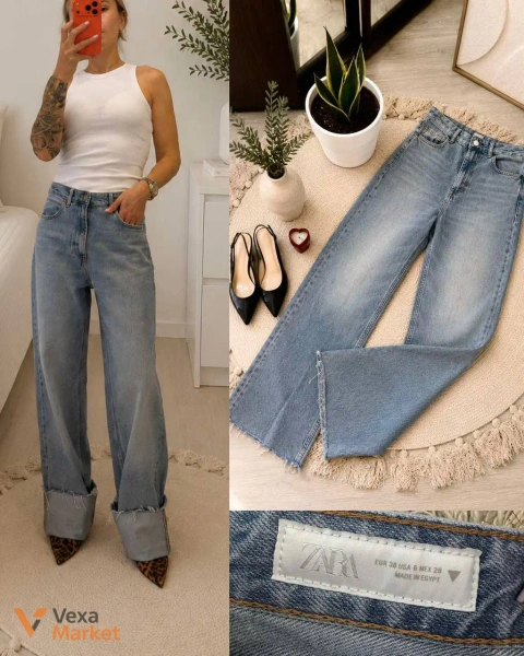 Джинси Zara жіночі блакитні S/M