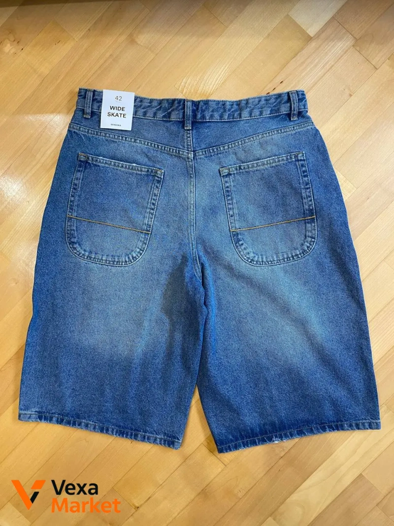 Джинсові шорти Bershka Skater — фото 2