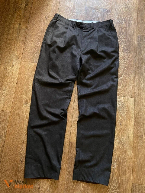 Ermenegildo Zegna Men’s Brown Wool Pants