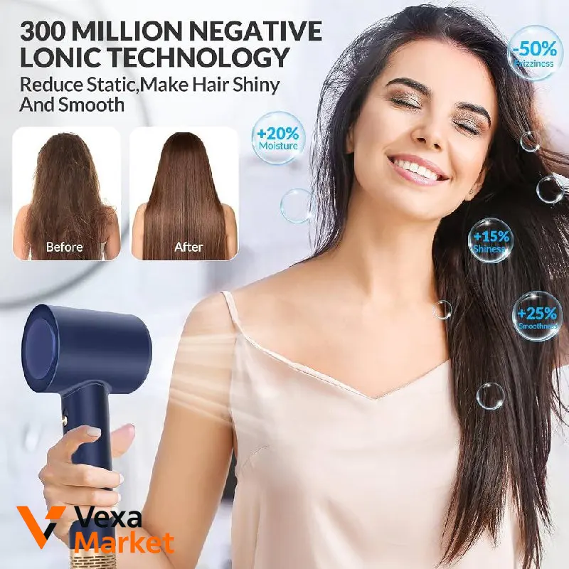 Фен для волосся Chignon High Speed, іонний, безщітковий двигун 110000 об/хв, 1600 Вт — фото 5