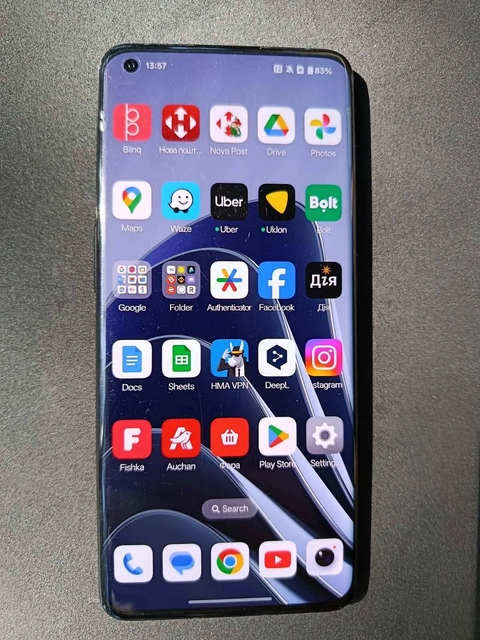 ФЛАГМАН Смартфон OnePlus 10 Pro 6.7' 12/256 Gb Volcanic Black EU Global Version
