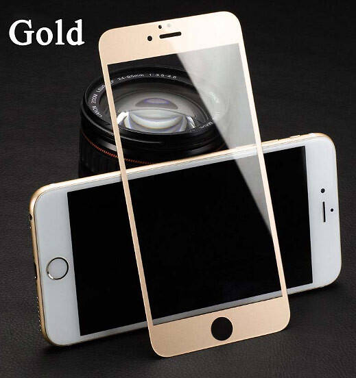 Full Glue захисне скло для iPhone 6/6S - Gold — фото 2