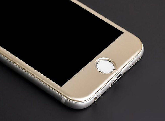 Full Glue захисне скло для iPhone 6/6S - Gold — фото 3