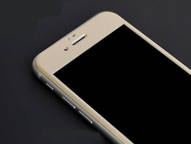 Full Glue захисне скло для iPhone 6/6S - Gold — фото 4
