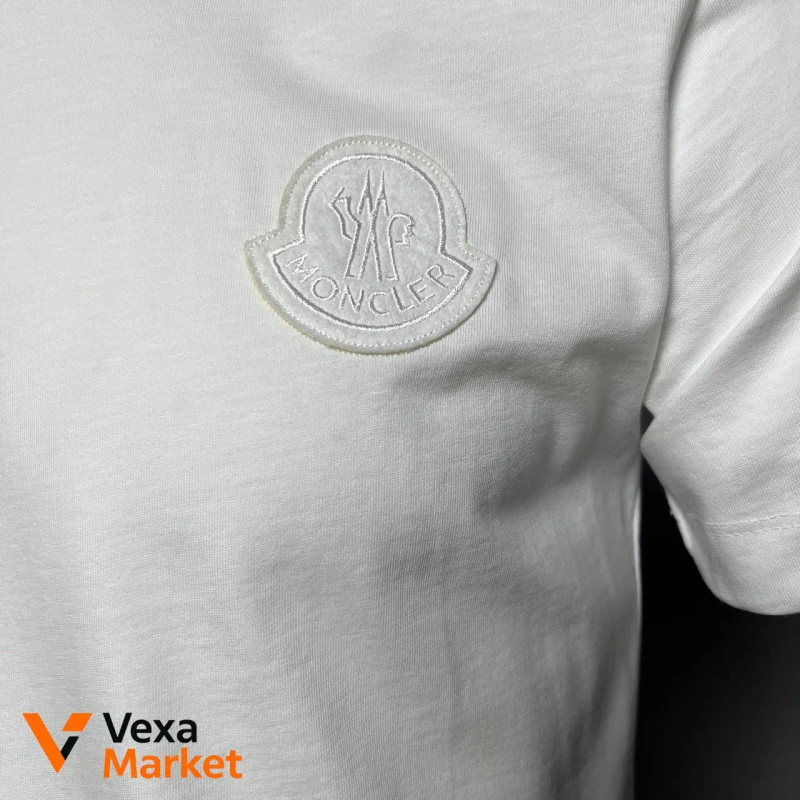 Футболка Moncler біла XL — фото 2