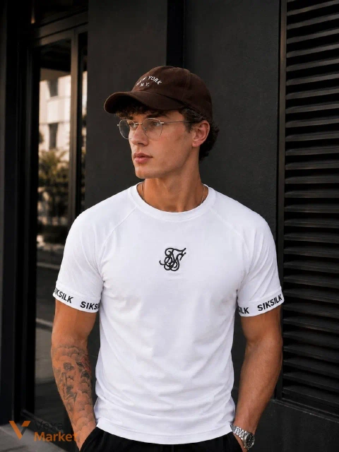Футболка SikSilk Premium Quality 100% коттон