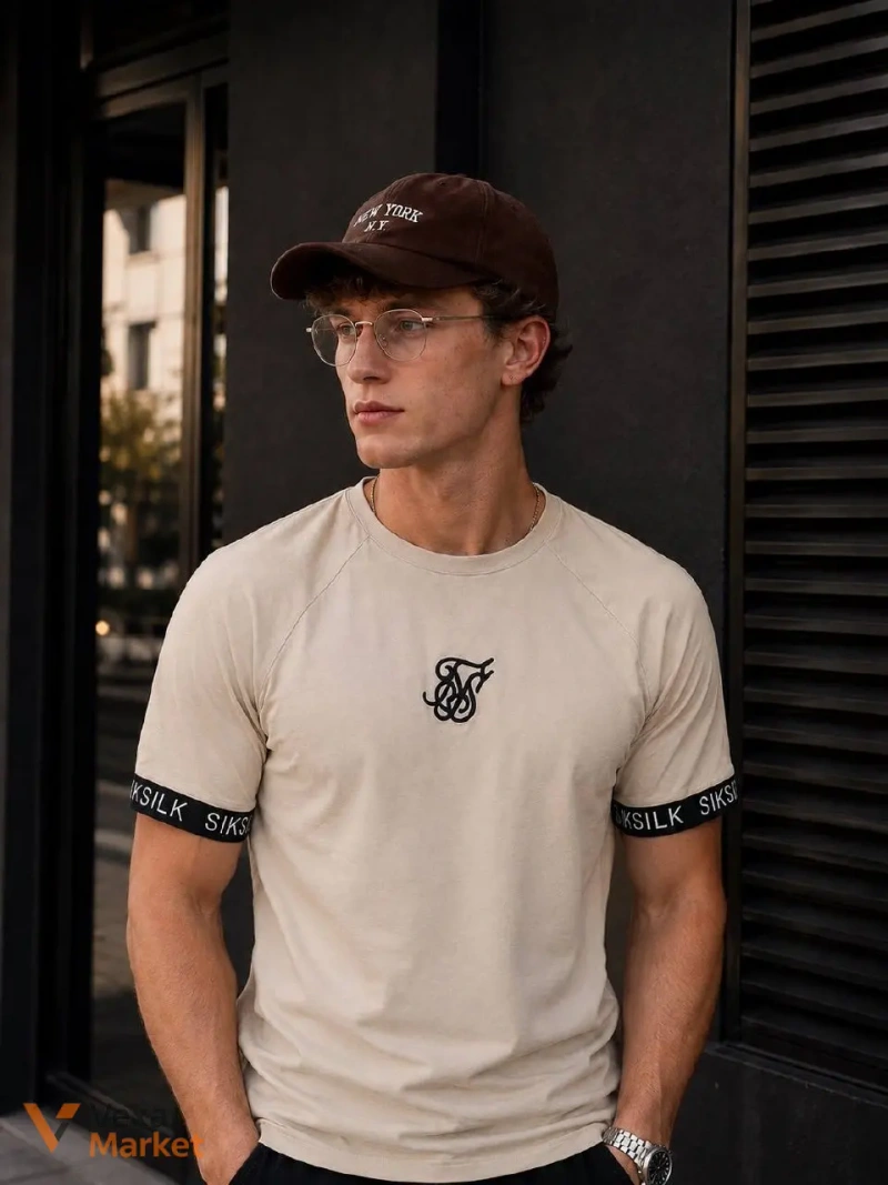 Футболка SikSilk Premium Quality 100% коттон — фото 2