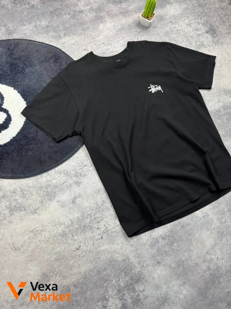 Футболка Stussy чорна розмір L — фото 2