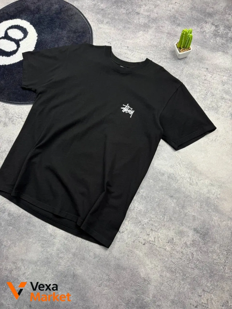 Футболка Stussy чорна розмір L — фото 3
