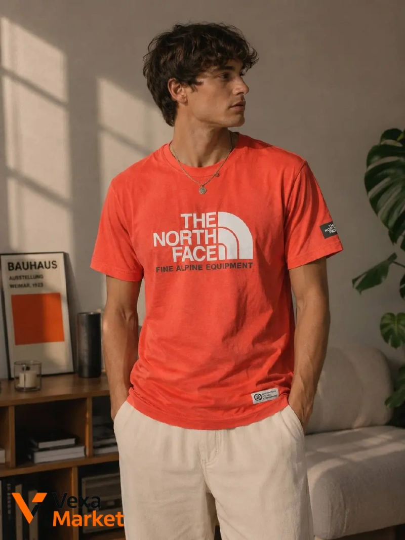 Футболка The North Face 100% хлопок — фото 3