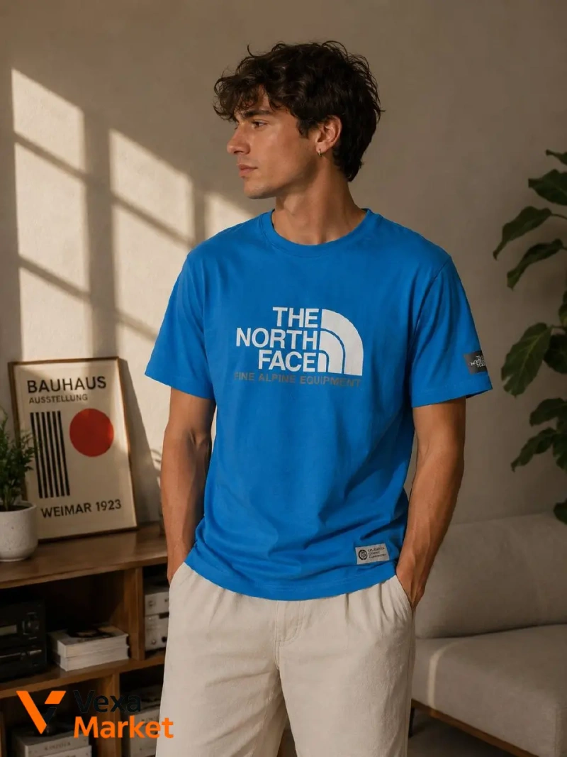 Футболка The North Face 100% хлопок — фото 5