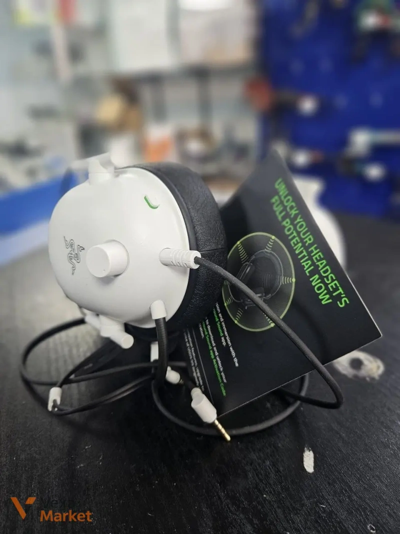 Гарнітура дротова ігрова Razer Blackshark V2 X (RZ04-03240700-R3M1) White — фото 3