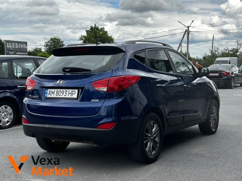 Hyundai Tucson 2014 2.4 л Автомат Полный привод Синий — фото 2