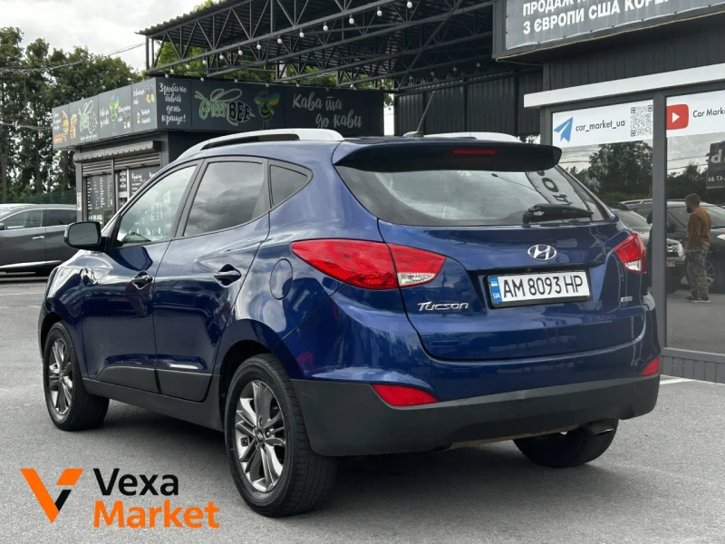 Hyundai Tucson 2014 2.4 л Автомат Полный привод Синий — фото 3