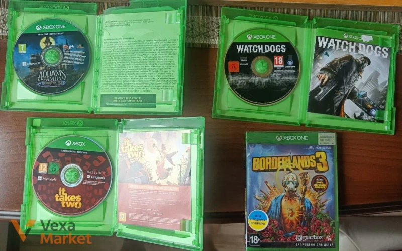 Ігри для Xbox: Addam's Family, Assassin's Creed, Borderlands 3, Saints Row The Third, Watch Dogs, It Takes Two, AC III Liberation — фото 2