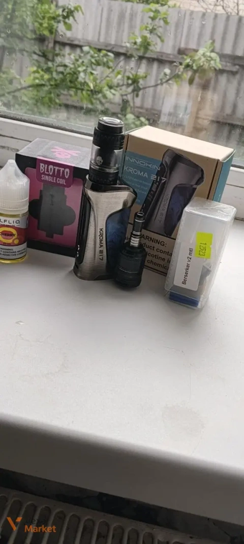 Innokin Kroma 217 Mod + Blotto RTA + Berserker V2 MTL RTA