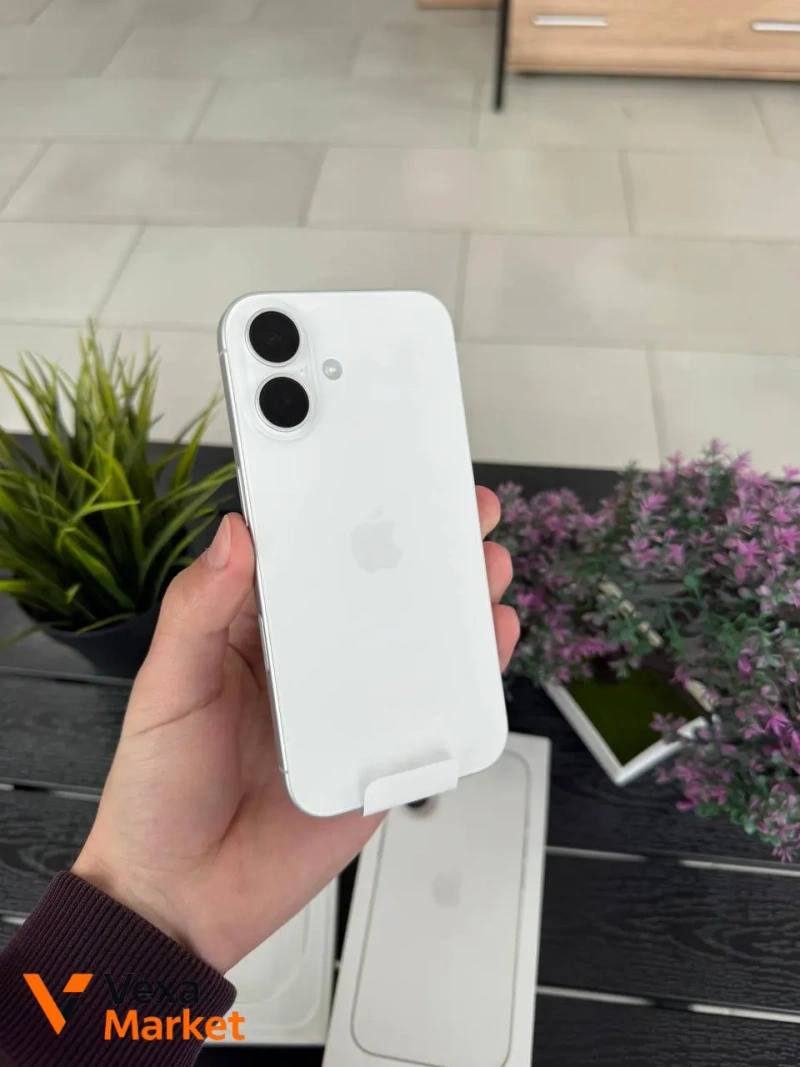 iPhone 16 128GB White Neverlock Open Box — фото 2