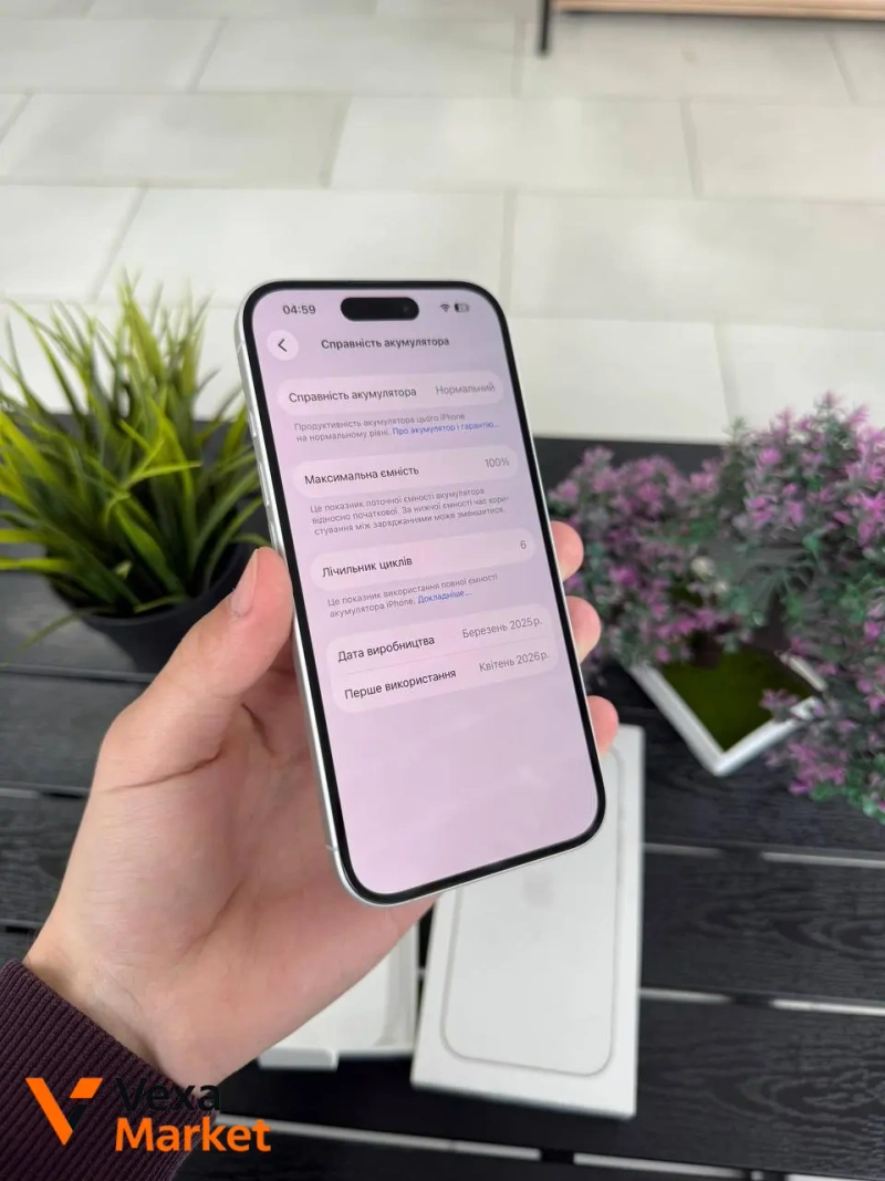 iPhone 16 128GB White Neverlock Open Box — фото 6