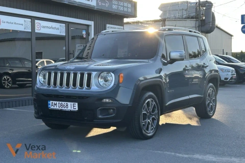 Jeep Renegade 2016 Дизель 2.0л Автомат Полный привод Синий