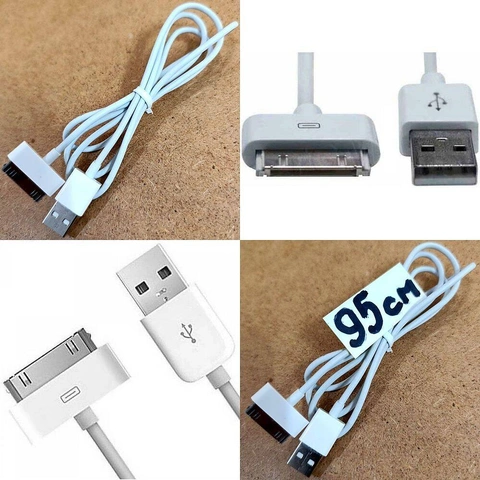 Кабель Apple 30-pin to USB Cable в ідеальному стані.