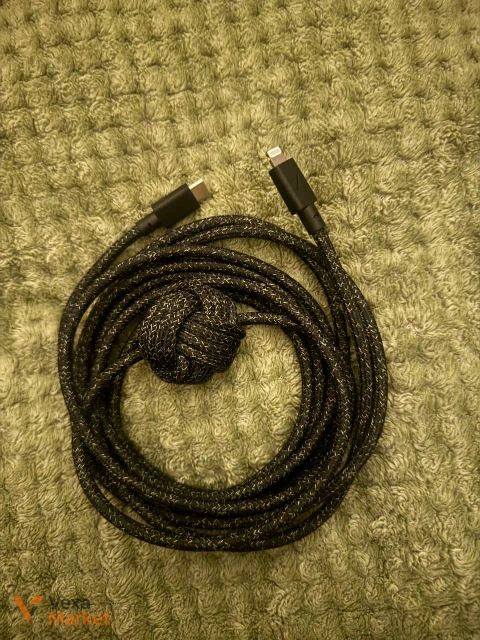 Кабель Native Union USB-C to Lightning 3m black