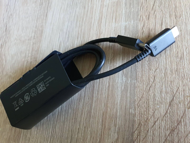 Кабель Samsung, 5А, Type-C на Type-C, EP-DN975, силовий.