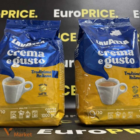Кава в зернах Lavazza Crema e Gusto Tradizione Italiana 1кг