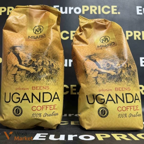 Кава в зернах Milaro Uganda Coffee 100% Arabica