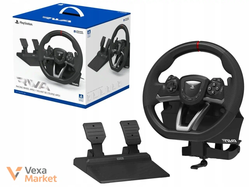 Кермо HORI RWA Racing Wheel APEX для PS5, PS4, PC — фото 2
