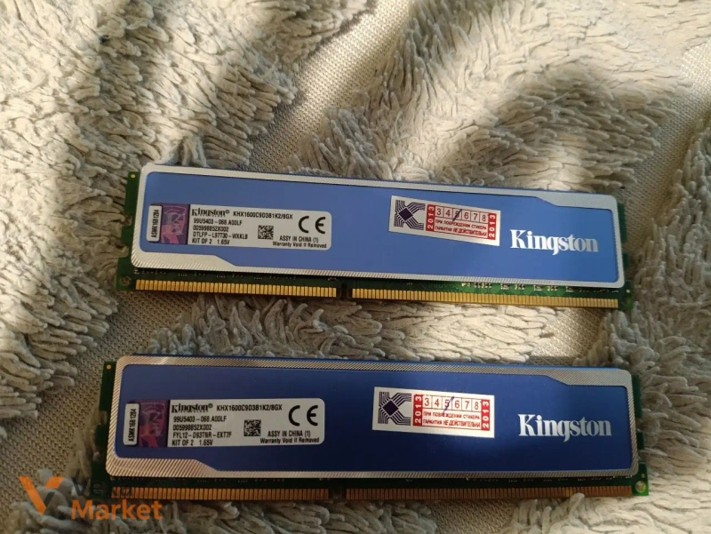 Kingston HyperX blu 8 GB (2x4GB) DDR3 1600 MHz — фото 2